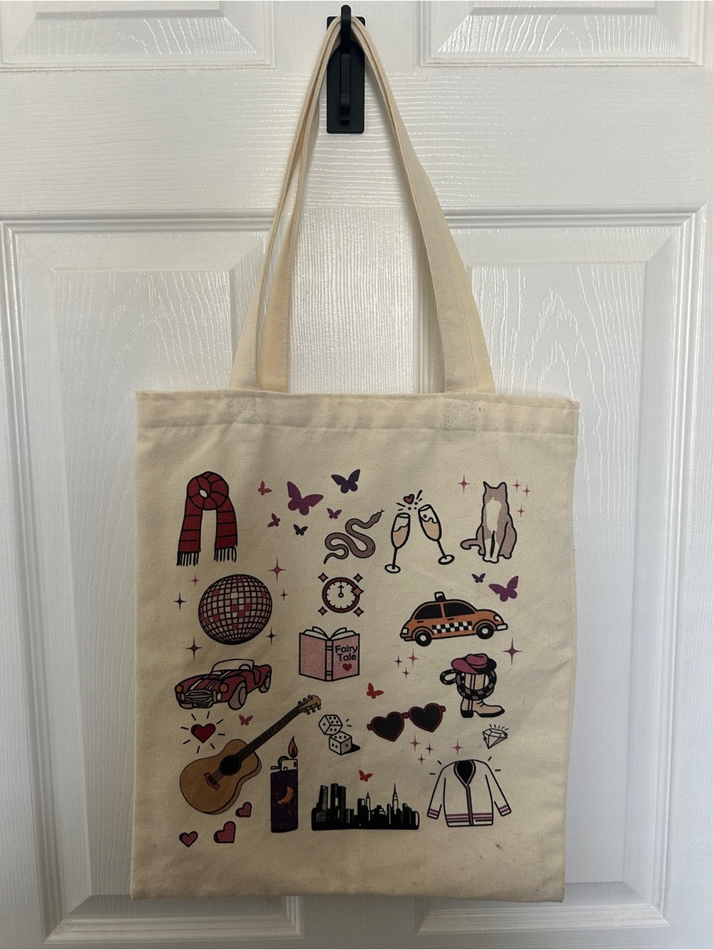 Taylor Swift inspired Graphic Canvas Tote Bag